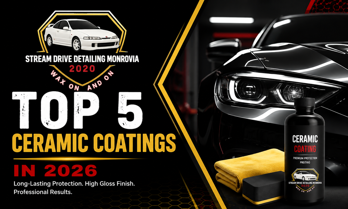 Top 5 Ceramic Coatings in 2026 | Stream Drive Detail