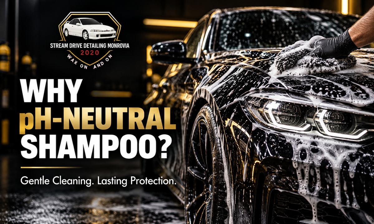 Why pH-Neutral Car Shampoo Matters in Detailing