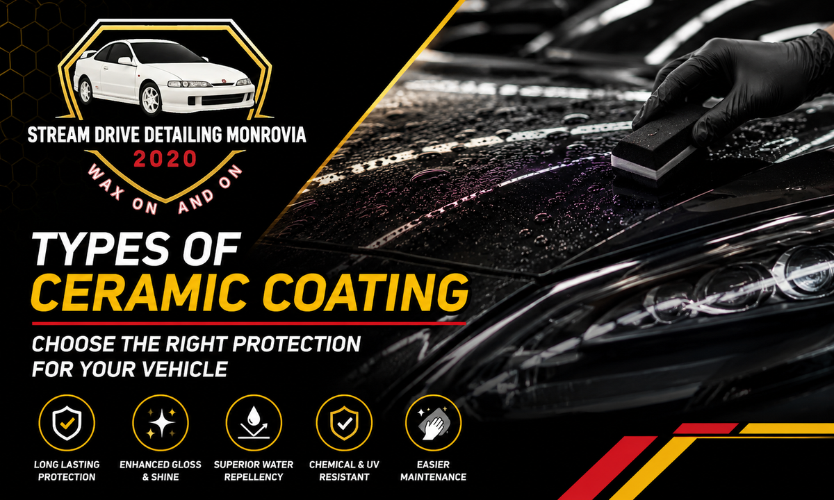 Types of Ceramic Coating for Cars | StreamDrive Detail
