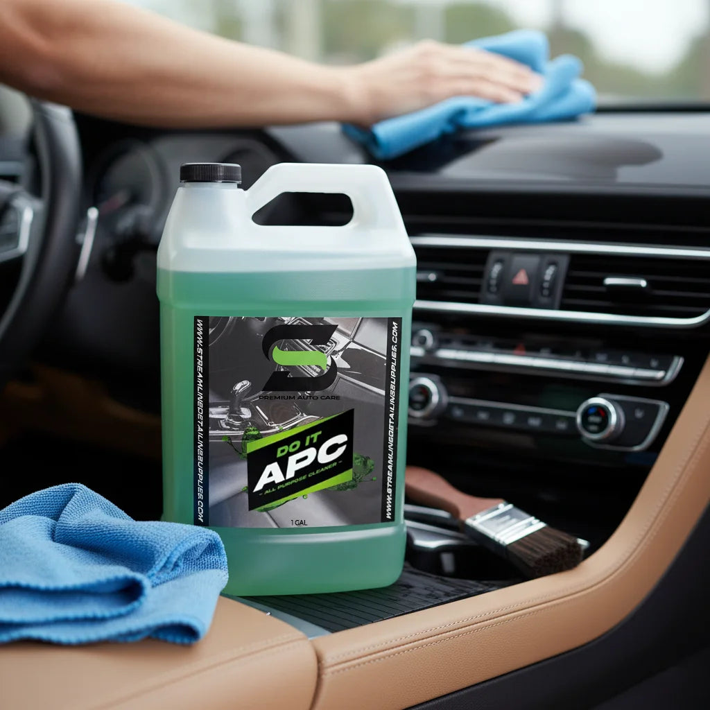 APC All Purpose Cleaner 1 Gallon Interior Car Cleaner for Plastics, Leather & Fabric